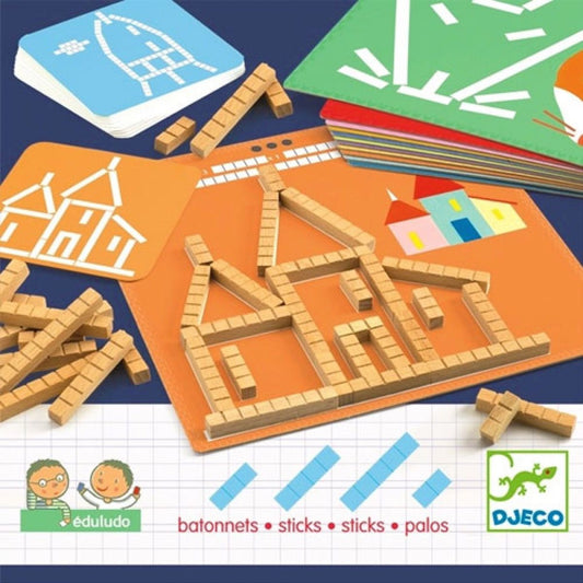 Djeco puzzel Eduludo sticks > 5 jaar