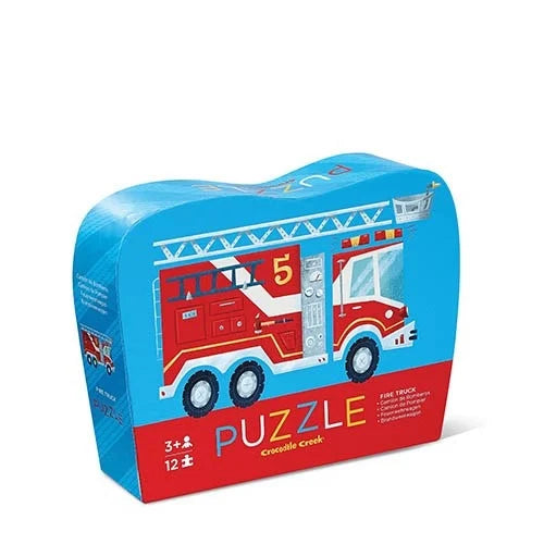 Crocodile Creek Puzzels, Legpuzzels -  Brandweerwagen 12st