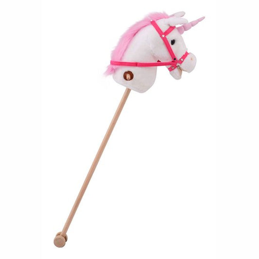 Houten Eenhoorn Stokpaard met Geluid ( alleen in winkel!)