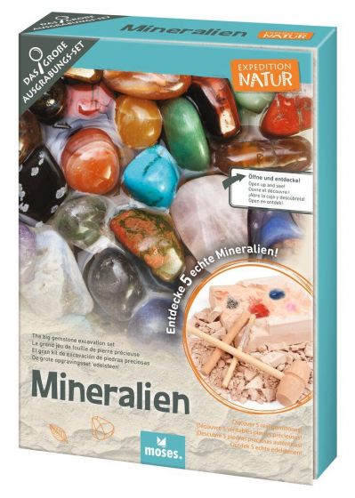 Expeditie natuur uithakset mineralen