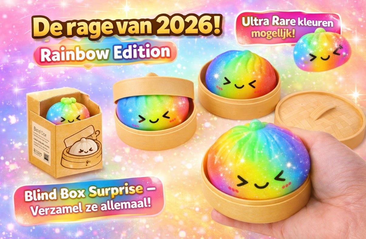 Squishy Dumpling 8.5cm - Rainbow