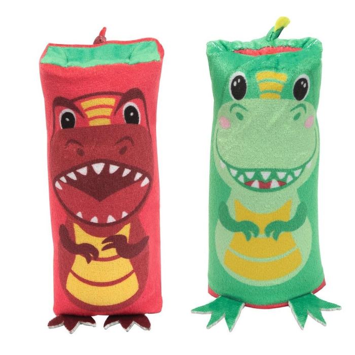 Fidget Fluweelzachte dino gladjanus omkeerdiertje