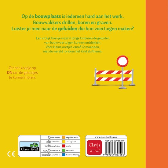Geluidenboek: Dag bulldozer en andere voertuigen 1+
