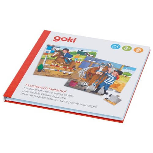 Goki - Magnetische puzzel paardenboerderij > 3 jaar