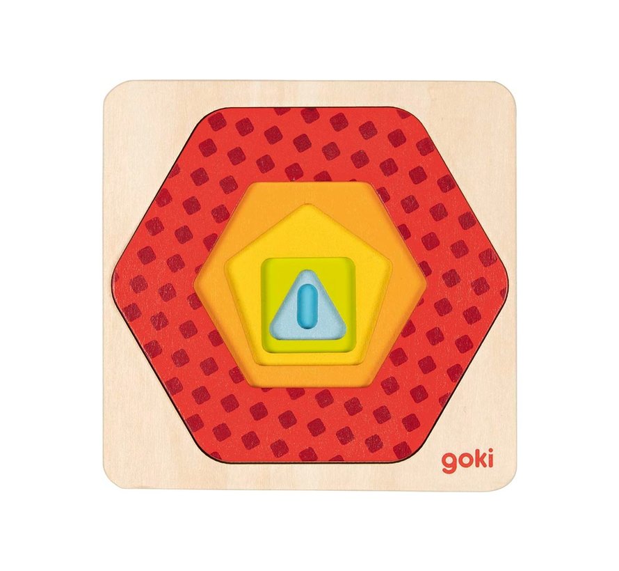 Goki Puzzel Geometrisch laagjes > 2+