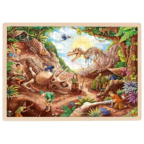 Goki XL Vloerpuzzel opgraving dinosaurus