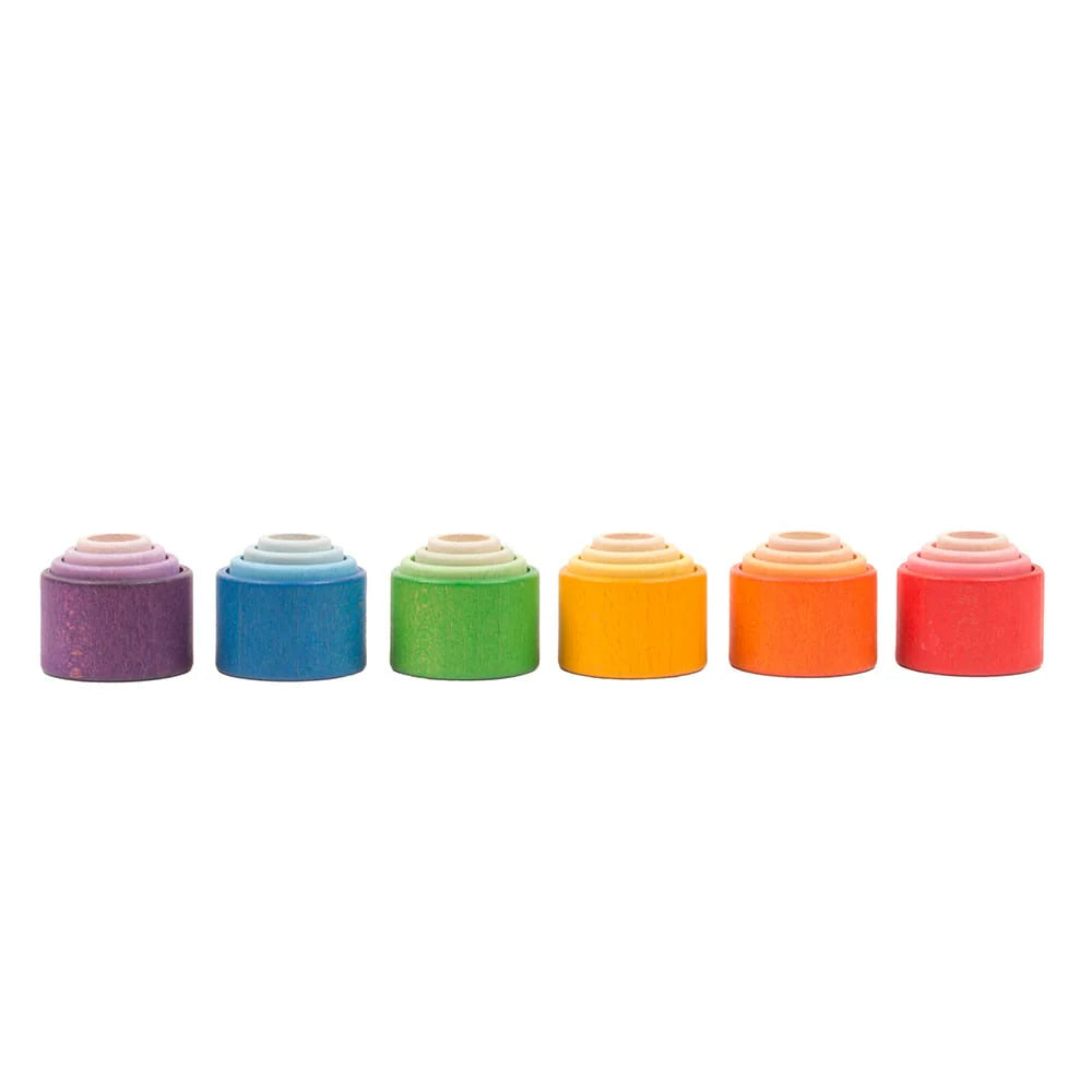 Grapat 24 houten stapelbakjes 20-215