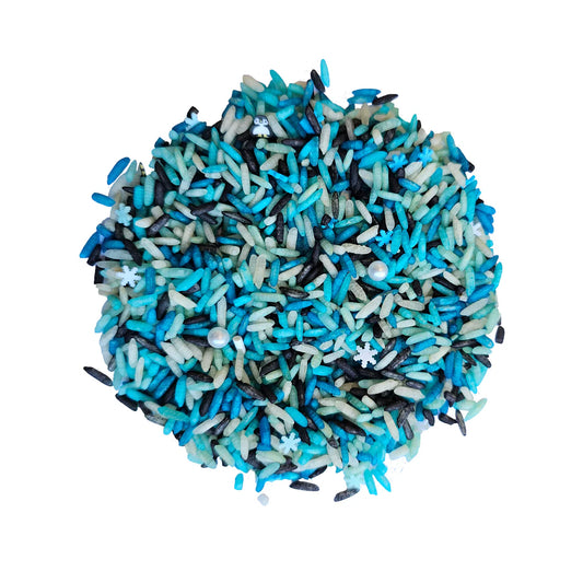 Grennn speelrijst Snow Mix 750 gram