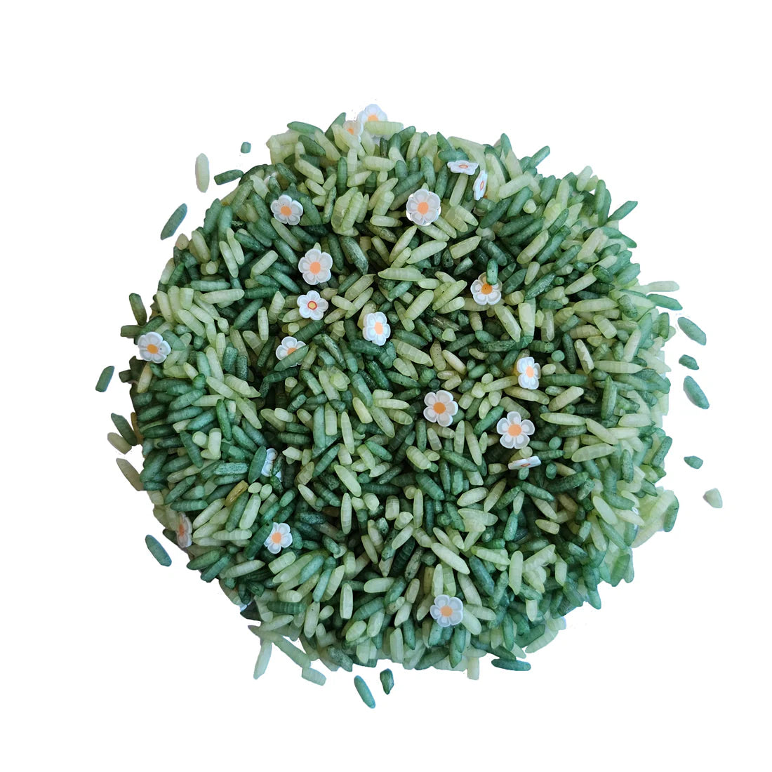 Grennn speelrijst white flower mix 750 gram