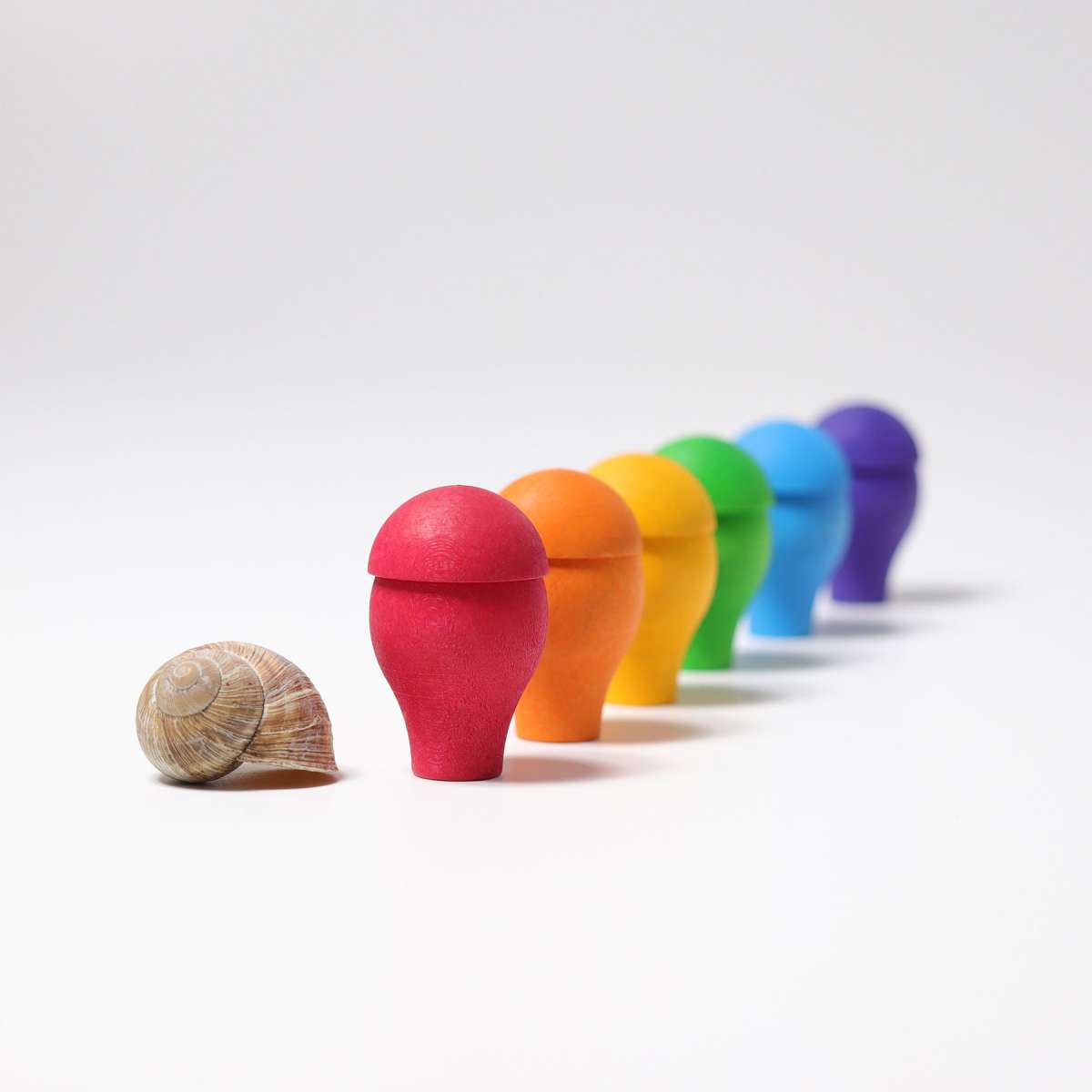 Grimm’s paddenstoel sorteerspel in regenboogkleuren  10585