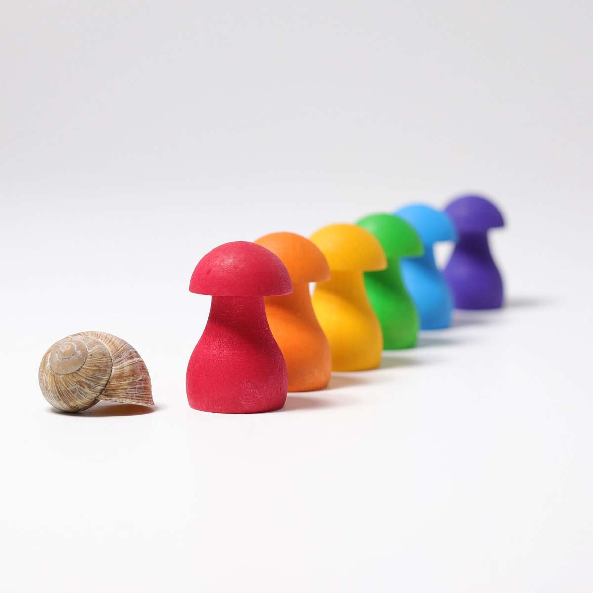 Grimm’s paddenstoel sorteerspel in regenboogkleuren  10585