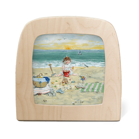 Toverlux Gwen's Illustrations - I hear the Sea Silhouette Seizoensplaat