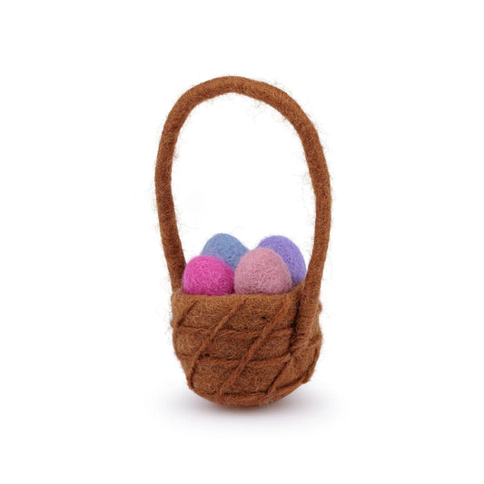 Sjaal met Verhaal - Hanger Mandje met Paaseitjes
