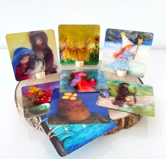 Herfst/winter Jaarring kaartjes set 1 - Het Wol Feetje