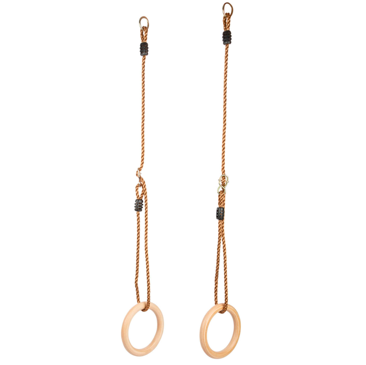 Houten Gymnastiek Ringen ( tot 100 kilogram dragen)