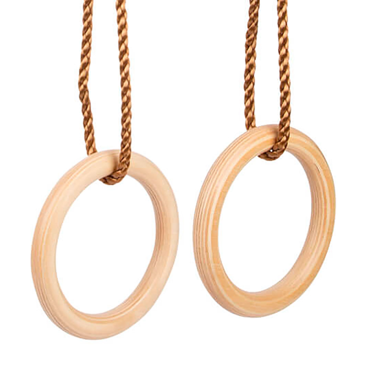Houten Gymnastiek Ringen ( tot 100 kilogram dragen)