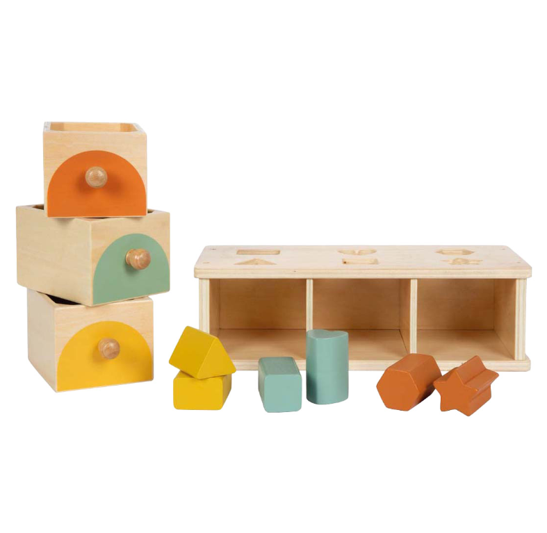 Houten Montessori Sorteerspel FSC