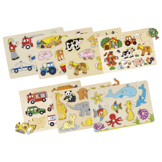 Goki Houten Insteekpuzzel > eerste puzzel