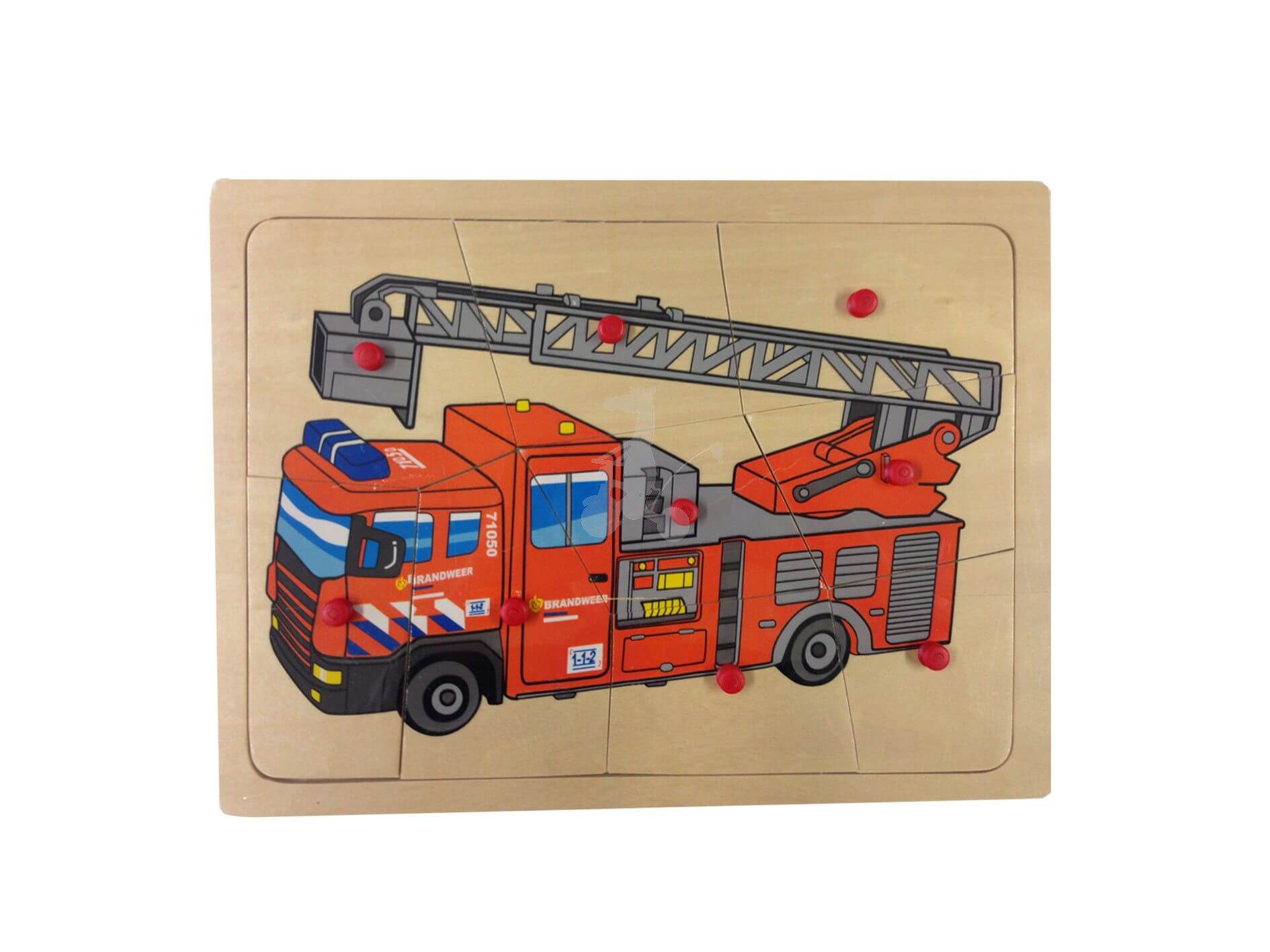 Houten puzzel Brandweer> 2 jaar