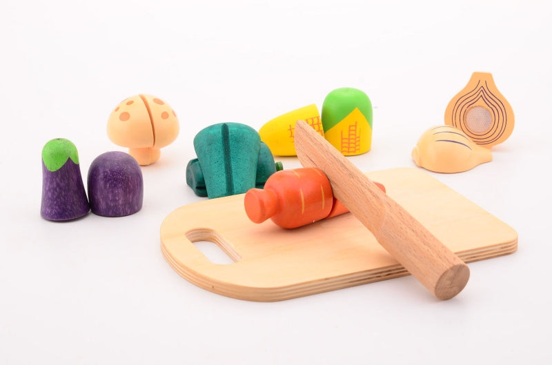Joueco Houten snijgroente (14-delig)