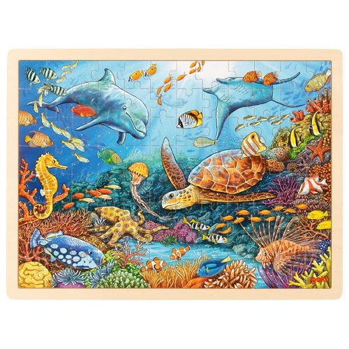 Goki - Vloerpuzzel Great Barrier Reef- 96 stukjes