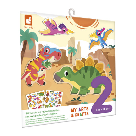 Janod Atelier – 2 jaar – Herbruikbare stickers Dino