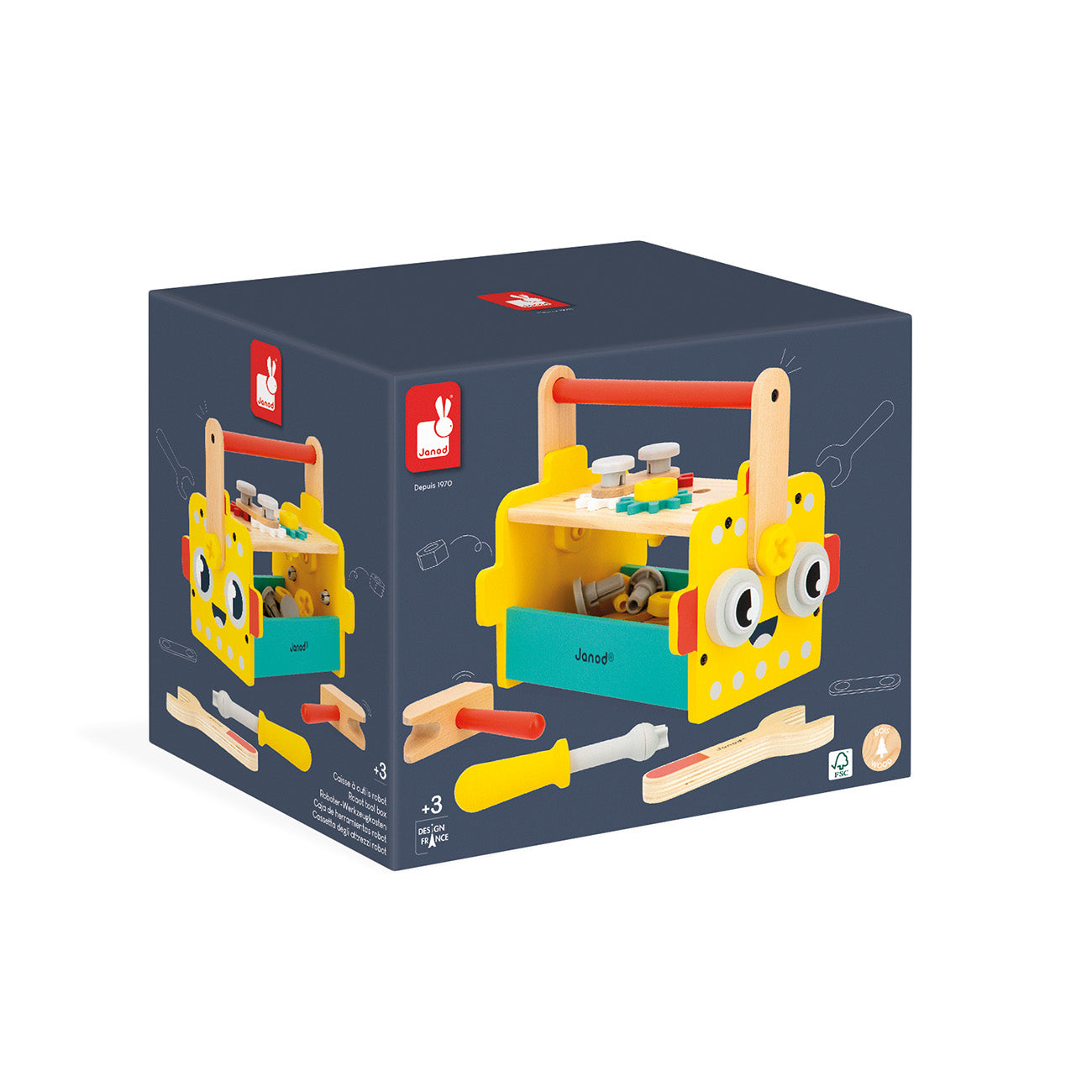 Janod Brico’Kids – Gereedschapskist Robot