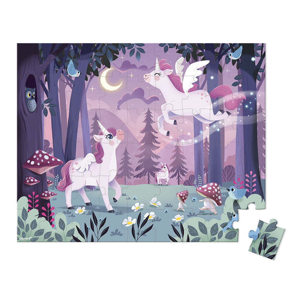 Janod Puzzel – Eenhoorns 54 stukjes
