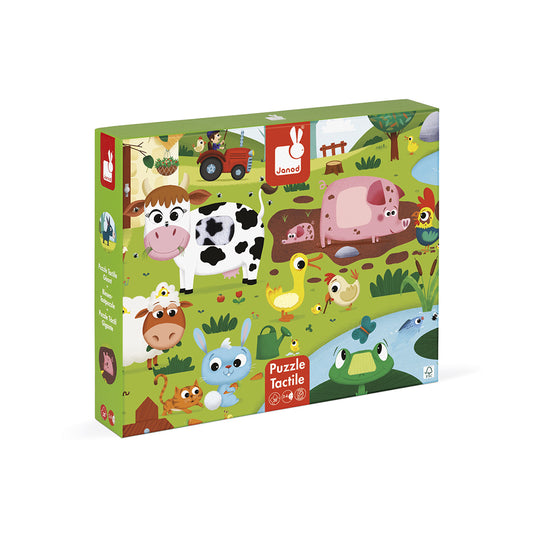 Janod Voelpuzzel – Boerderijdieren 20 stukjes