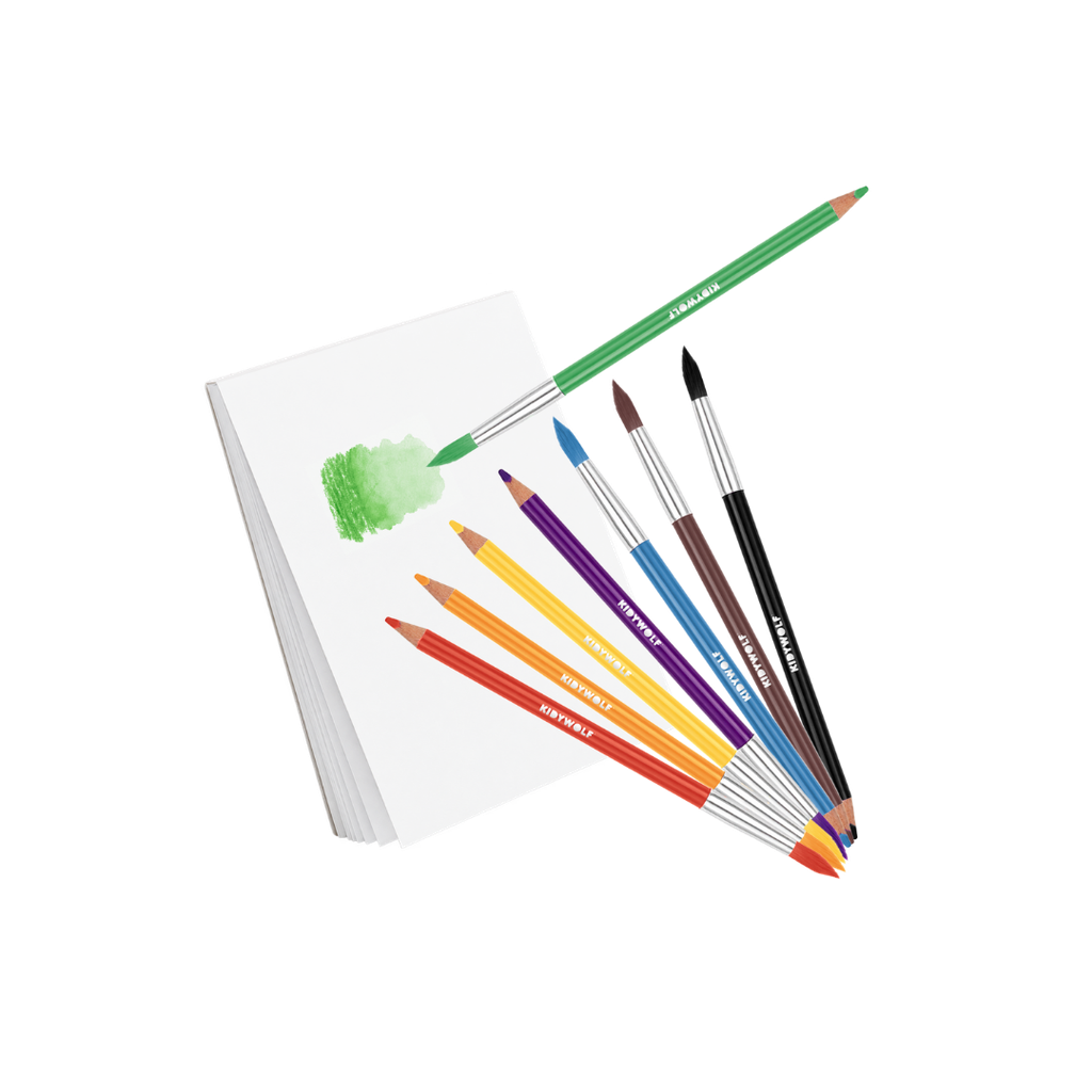 KidyWolf Tekenset Kidydraw Kit - Aquarel