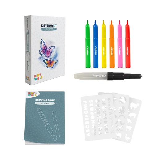 KidyWolf Tekenset Kidydraw Kit - Blow