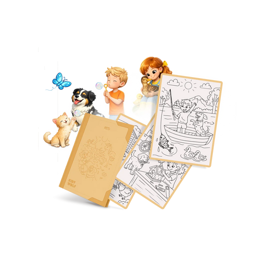 KidyWolf KIDYDRAW PAD Refill pack “Pets”