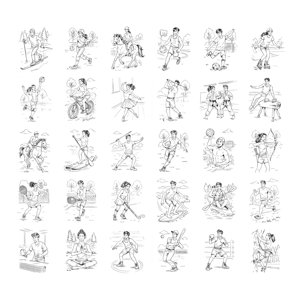 KidyWolf KIDYDRAW PAD Refill pack “Sports” > 8 jaar