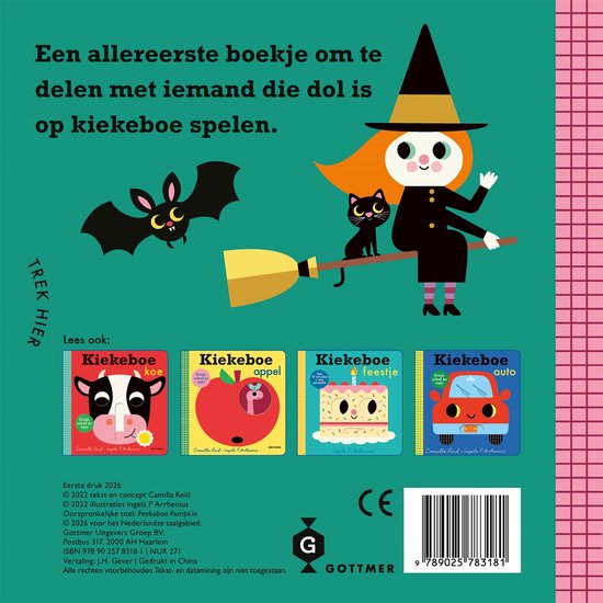 Schuifboekje: Kiekeboo pompoen - Ingela P Arrhenius