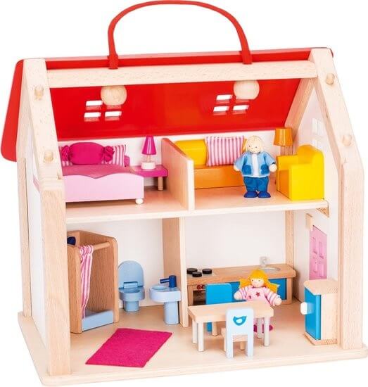 Goki Poppenhuis met Accessoires