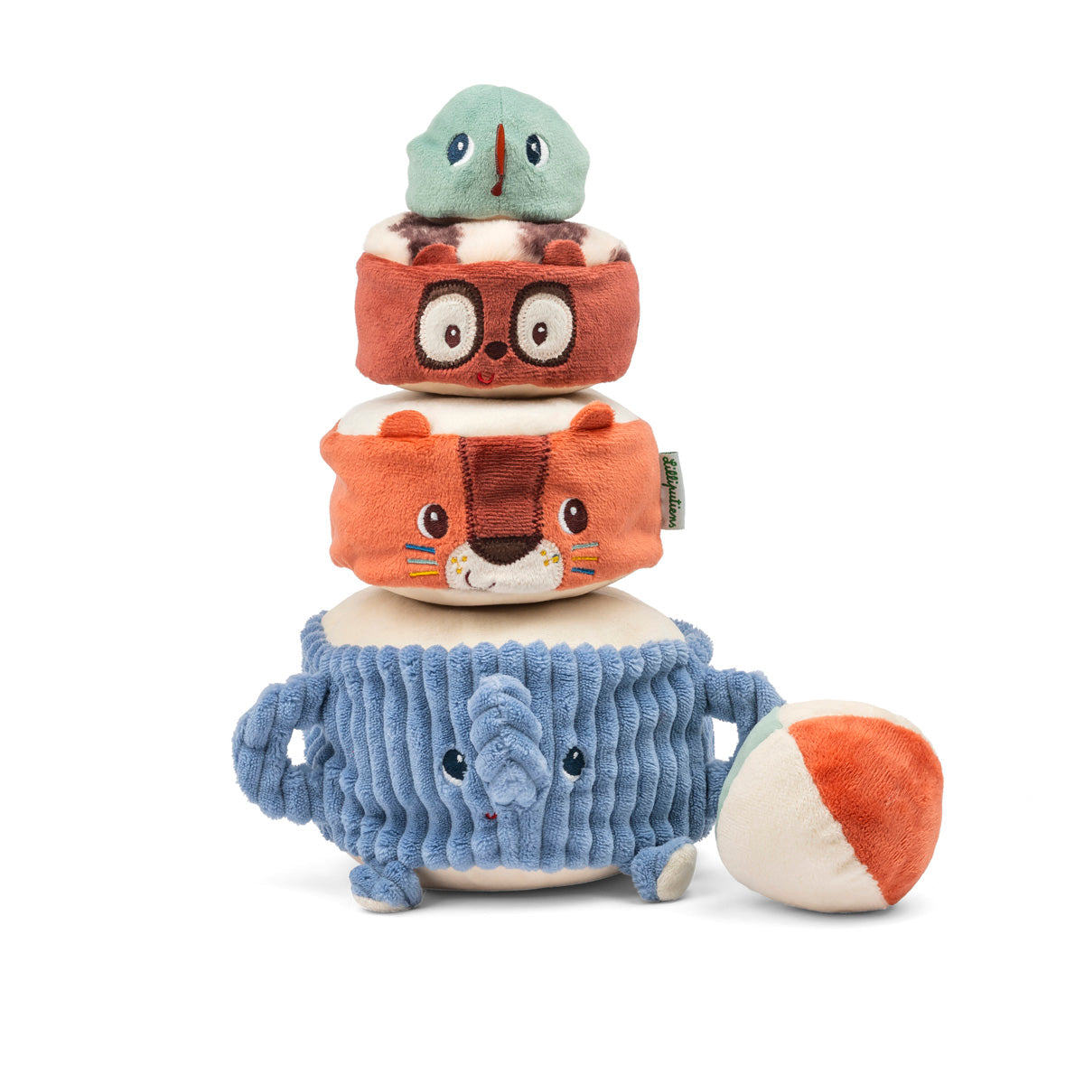 Lilliputiens -Stapelpiramide Albert – jungle dieren