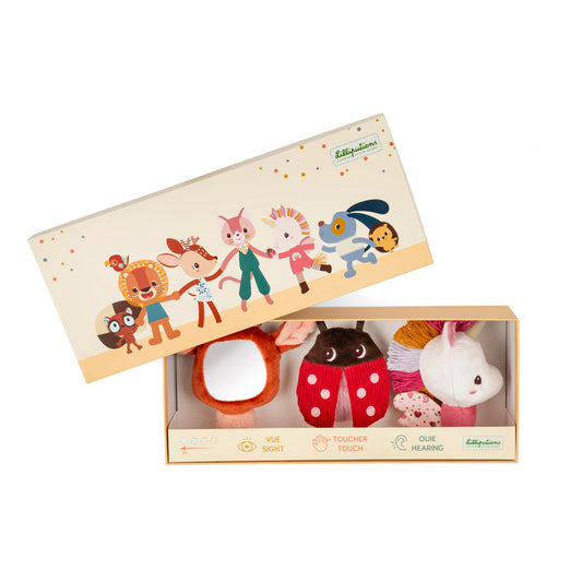 Lilliputiens – Sensorische ontdekkingsset Lena in geschenkdoos