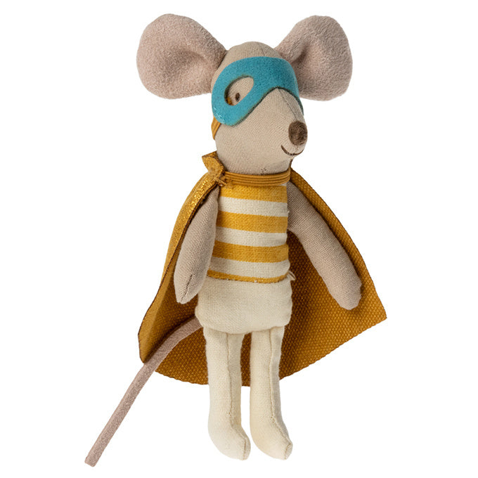 Maileg Superheld muis in doosje - Super Hero Mouse