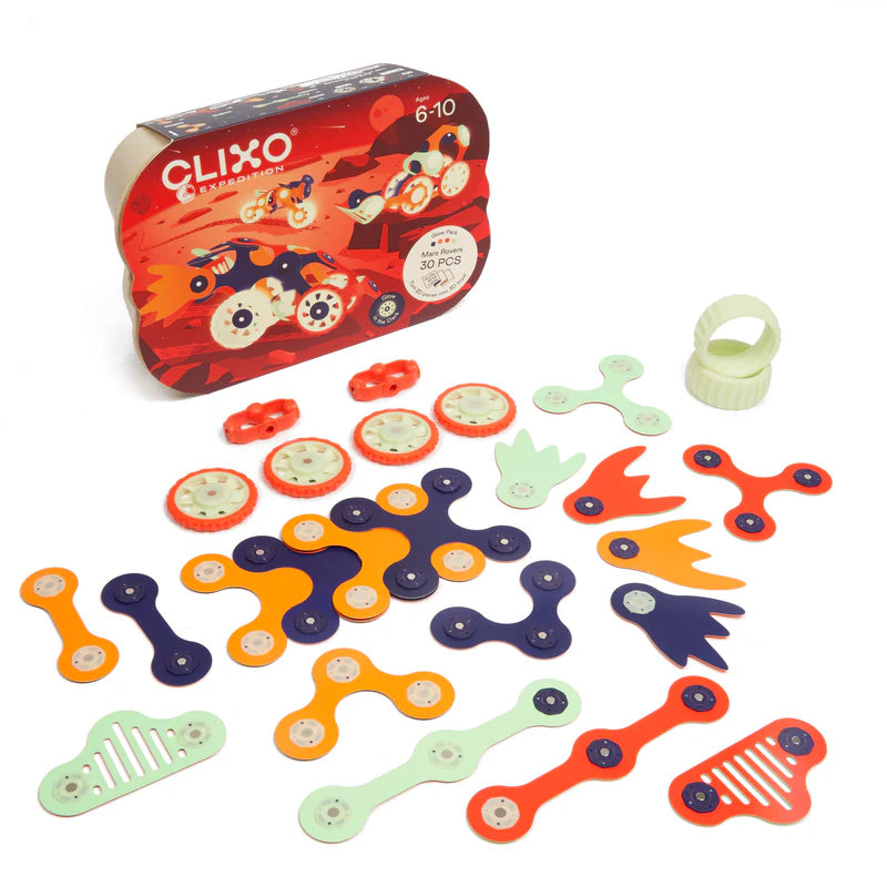Clixo  Clixo Mars Rovers Magnetisch Bouwset 30 stuks
