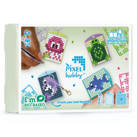 Pixel Medaillon Thema Box - Zeedieren