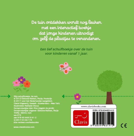 Mijn schuifboekje: De tuin (karton)