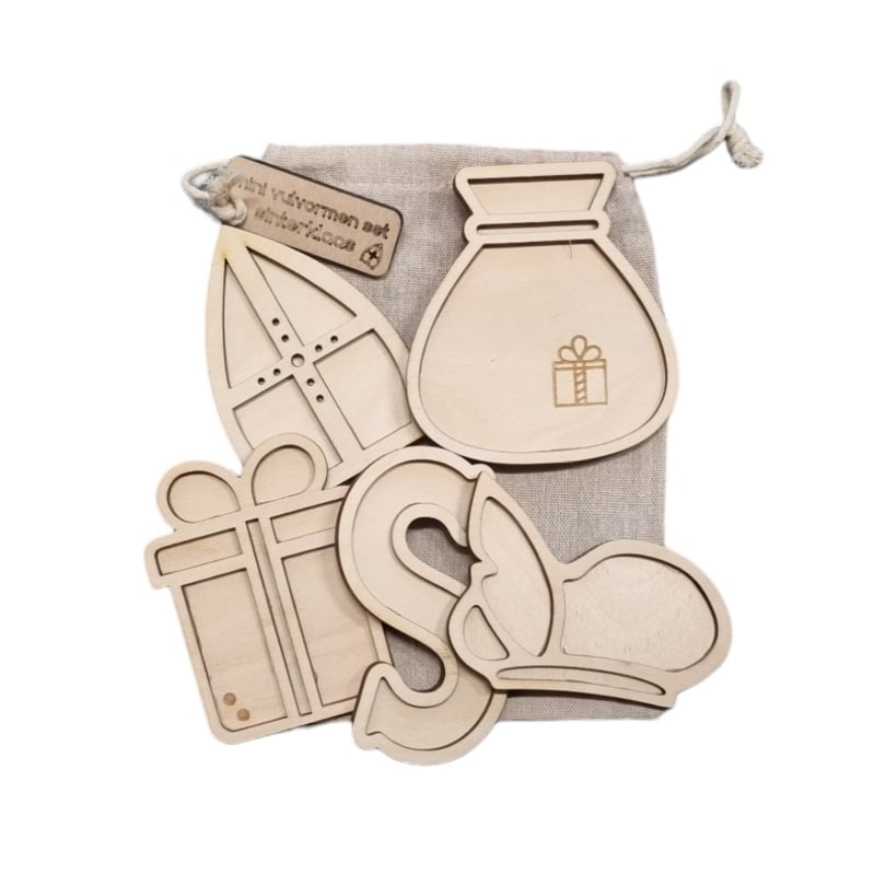 Kiddi - Mini vulvormen set Sinterklaas