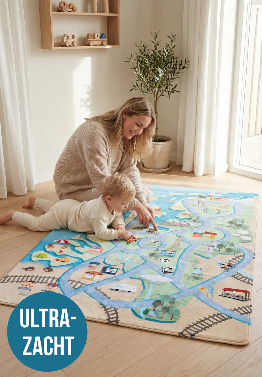 Mats & Joy Speelkleed - Thema Nederland Auto (130x180cm) ALLEEN IN DE WINKEL