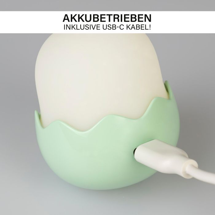 Nachtlamp USB baby egg dimbaar 5 cm