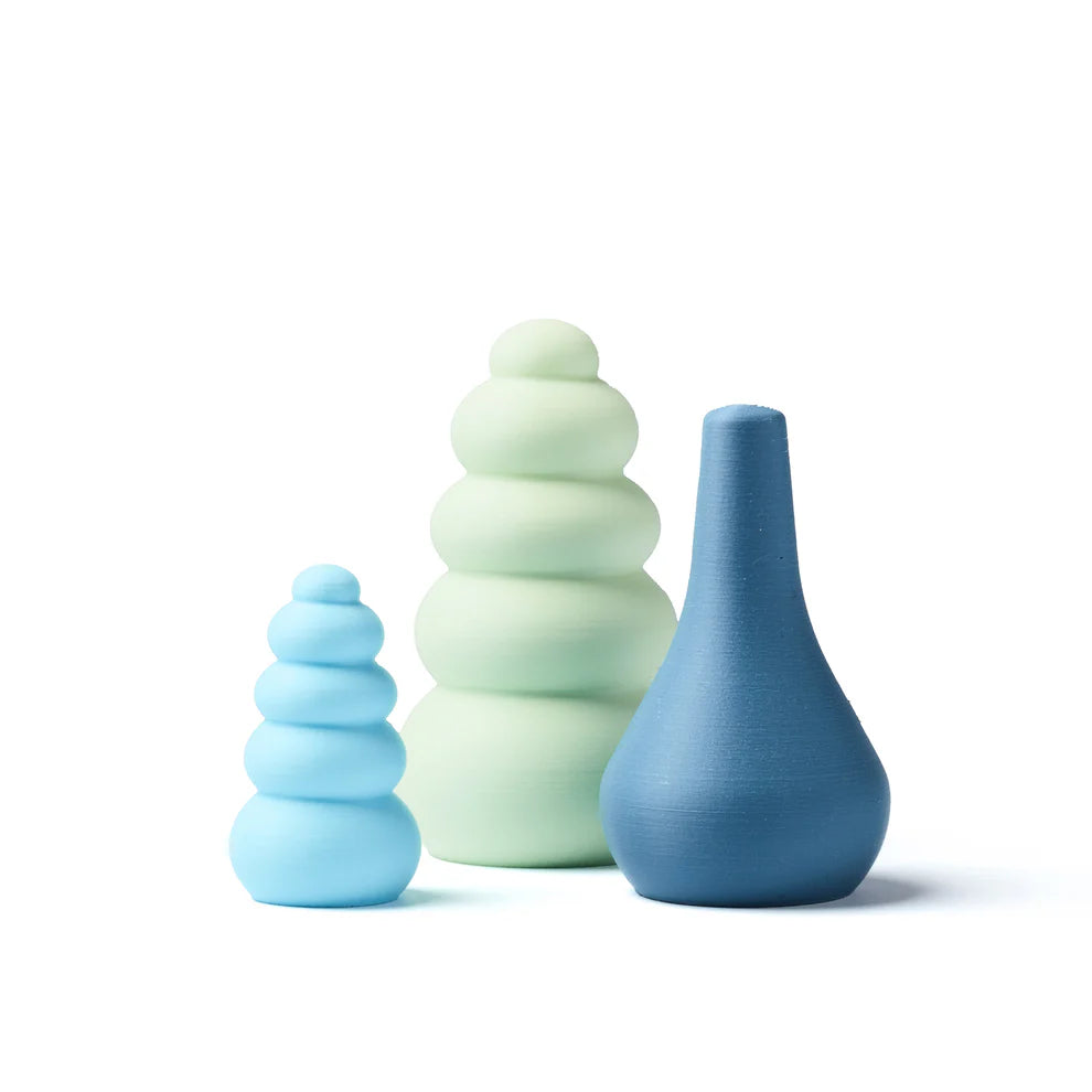 OchOch - Little Storytellers Sensorische Figuren Treeset - Water Wood 3st.