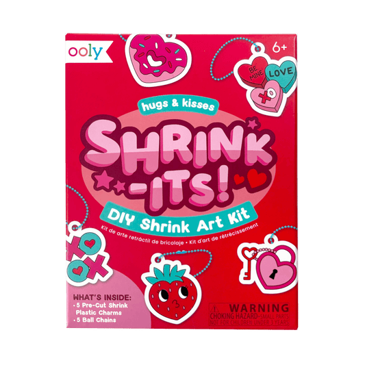 Ooly - Mini Shrink-Its!: D.I.Y. Shrink Art Kit - Hugs & Kisses