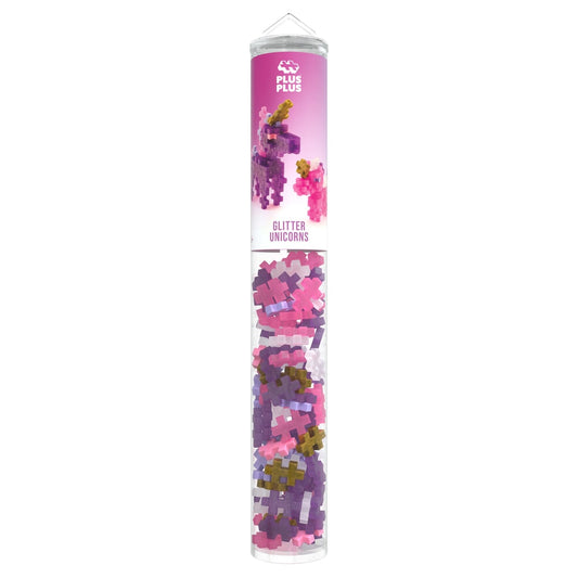 Plus-Plus Glitter Unicorns 100 Pcs Tube (4373)