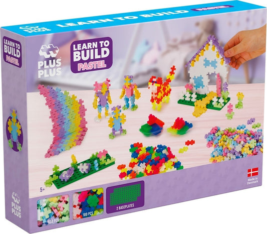 Plus-plus Learn to Build pastel: 600 stuks (5009)