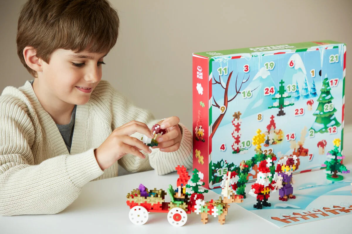 Plus-Plus Advent Calendar - Santas world Christmas (3973)