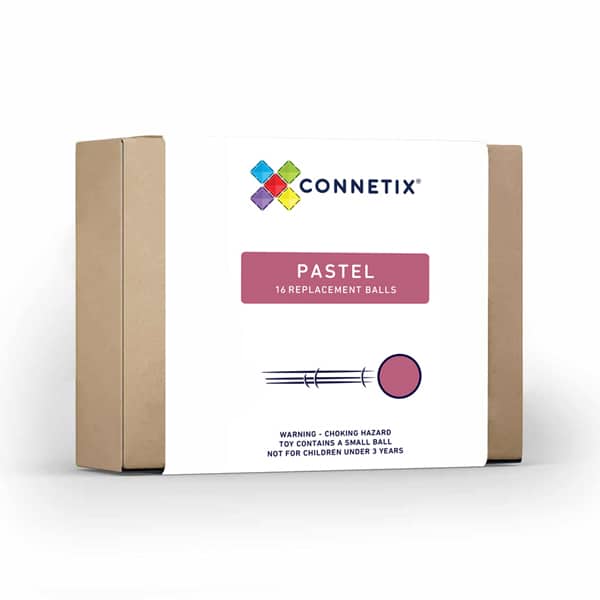 Connetix knikkerbaanballen pastel - 16st